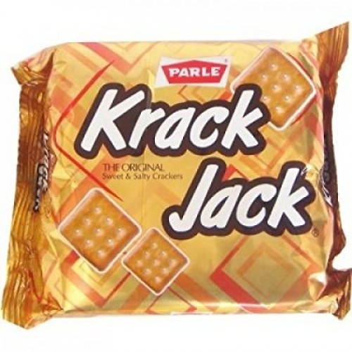 Parle Krackjack Sweet & Salty Crackers Biscuit - Pack of 4